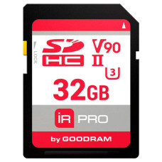 Карта пам'яті GoodRAM 32Gb IRDM PRO SDXC V90 UHS-II U3 (IRP-S9B0-0320R11)