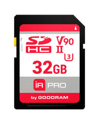 Карта пам'яті GoodRAM 32Gb IRDM PRO SDXC V90 UHS-II U3 (IRP-S9B0-0320R11)