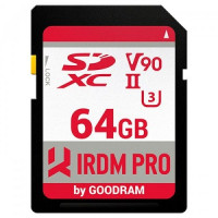 Карта пам'яті GoodRAM 64Gb IRDM PRO SDXC V90 UHS-II U3 (IRP-S9B0-0640R11)