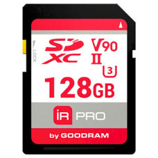 Карта пам'яті GoodRAM 128Gb IRDM PRO SDXC V90 UHS-II U3 (IRP-S9B0-1280R11)