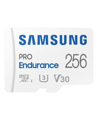 Карта пам'яті Samsung PRO Endurance microSDXC 256GB Class 10 UHS-I U3 V30 + адаптер SD (MB-MJ256KA/EU)