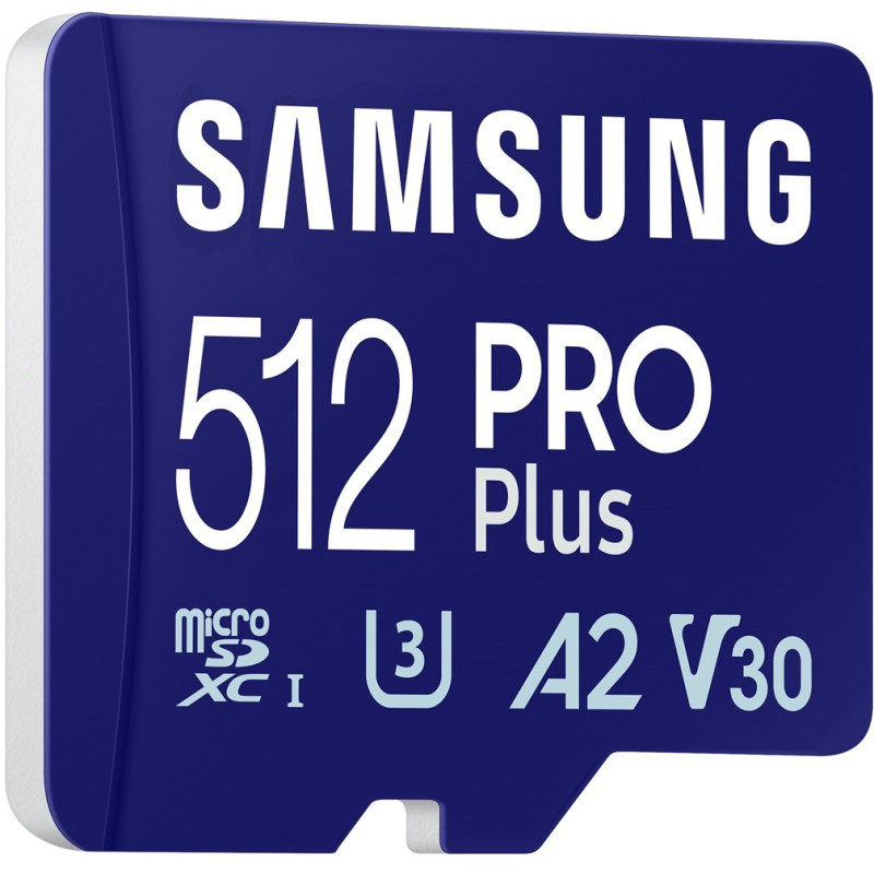 Карта пам'яті Samsung PRO Plus microSDXC UHS-I 512GB Class 10 + Reader 2023 (MB-MD512SB/WW)