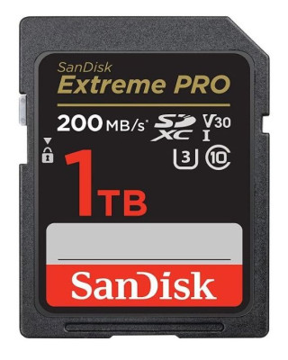 Карта пам'яті SanDisk 1TB SD class 10 UHS-I U3 V30 Extreme PRO (SDSDXXD-1T00-GN4IN)