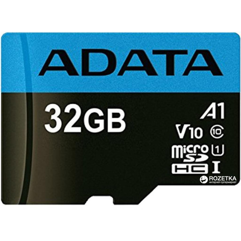 Карта пам'яті ADATA 32GB microSD class 10 UHS-I A1 Premier (AUSDH32GUICL10A1-RA1)