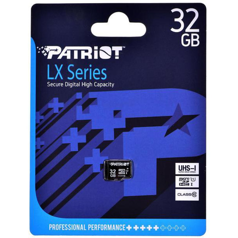 Карта пам'яті Patriot 32GB microSD class10 UHS-I (PSF32GMDC10)