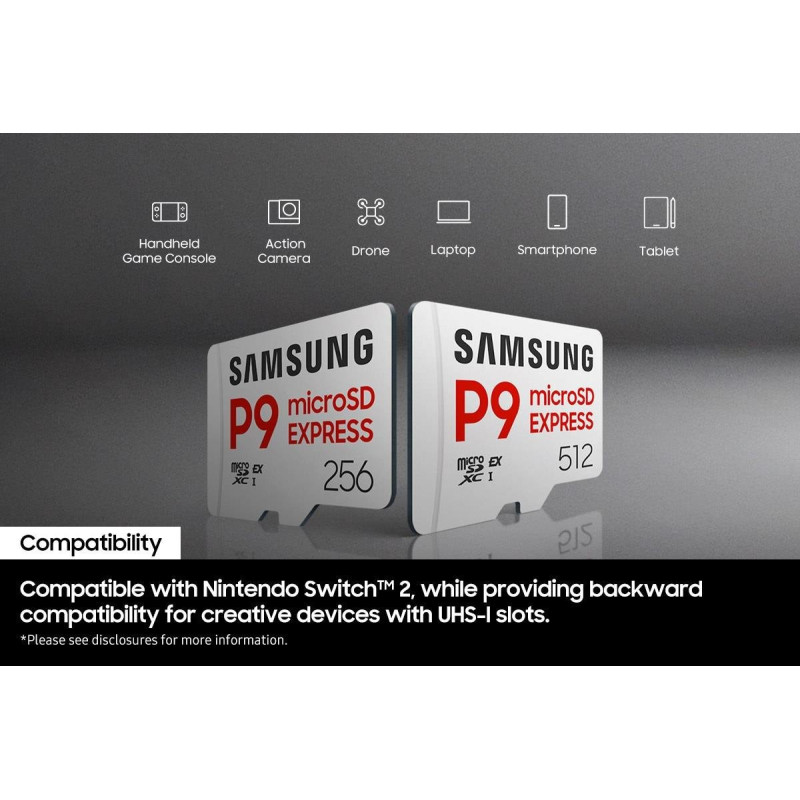 Карта пам'яті Samsung 512 GB microSDXC P9 Express (MB-MK512T)
