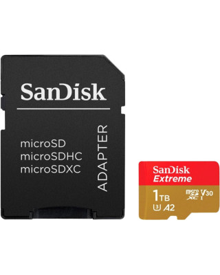 Карта пам'яті SanDisk 1TB microSD class 10 UHS-I U3 V30 Extreme (SDSQXAV-1T00-GN6MA)
