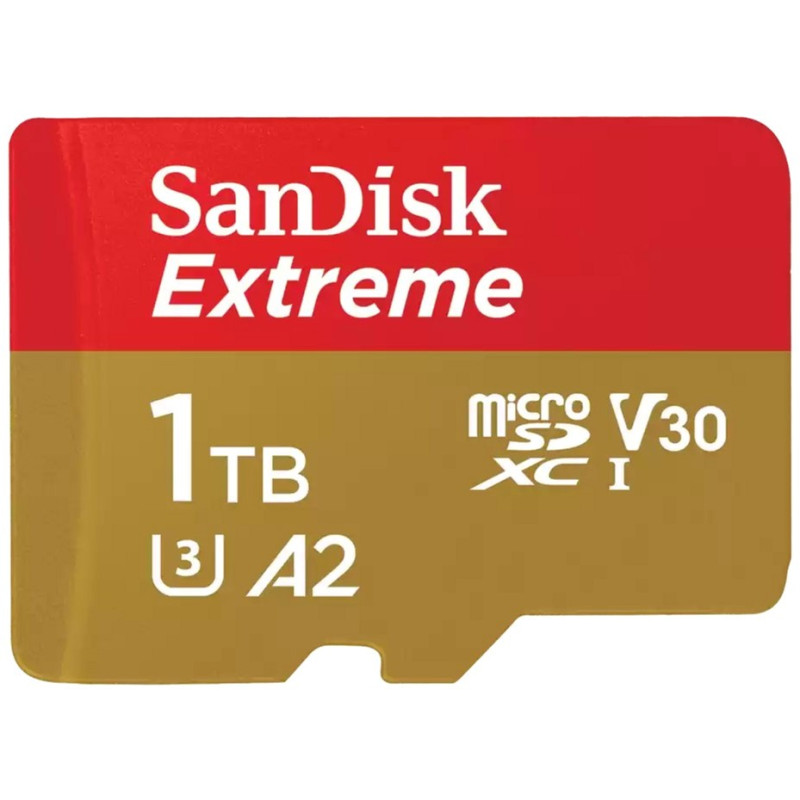 Карта пам'яті SanDisk 1TB microSD class 10 UHS-I U3 V30 Extreme (SDSQXAV-1T00-GN6MA)