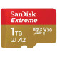 Карта пам'яті SanDisk 1TB microSD class 10 UHS-I U3 V30 Extreme (SDSQXAV-1T00-GN6MA)