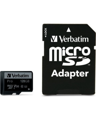 Карта пам'яті Verbatim 128GB microSDXC class 10 UHS-III PRO (47044)