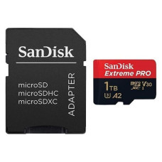 Карта пам'яті SanDisk 1 TB microSDXC UHS-I U3 Extreme Pro+SD Adapter (SDSQXCD-1T00-GN6MA)