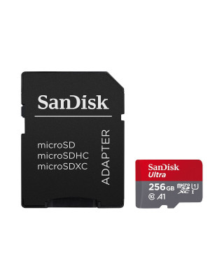 Карта пам'яті SanDisk 256GB microSDXC class 10 UHS-I Ultra (SDSQUAC-256G-GN6MA)