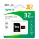 Карта пам'яті Apacer MicroSDHC 32GB UHS-I Class 10 + SD adapter (AP32GMCSH10UB-R)
