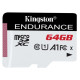 Карта пам'яті Kingston 64GB microSDXC class 10 UHS-I U1 A1 High Endurance (SDCE/64GB)