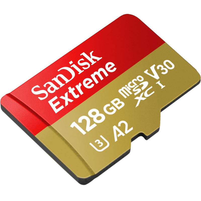 Карта пам'яті SanDisk 128GB microSD class 10 UHS-I U3 Extreme (SDSQXAA-128G-GN6MN)
