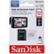 Карта пам'яті SanDisk 512 GB microSDXC High Endurance UHS-I U3 V30 + SD adapter (SDSQQNR-512G-GN6IA)