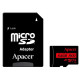 Карта пам'яті Apacer MicroSDHC 64GB UHS-I Class 10 + SD adapter (AP64GMCSX10UB-R)