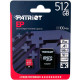 Карта пам'яті Patriot EP A1 MicroSDXC 512GB UHS-I/U3 Class 10 + SD-adapter (PEF512GEP31MCX)