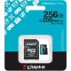 Карта пам'яті Kingston microSDXC 256GB Canvas Go! Plus G4 Class 10 UHS-I U3 V30 A2 + SD-адаптер (SDCG4/256GB)
