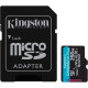 Карта пам'яті Kingston microSDXC 256GB Canvas Go! Plus G4 Class 10 UHS-I U3 V30 A2 + SD-адаптер (SDCG4/256GB)