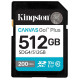 Карта пам'яті Kingston SDXC 512GB Canvas Go! Plus G4 Class 10 UHS-I U3 V30 (SDG4/512GB)