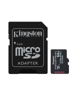 Карта пам'яті Kingston 64GB microSDXC class 10 UHS-I V30 A1 (SDCIT2/64GB)