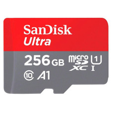 Карта пам'яті SanDisk 256GB microSD class 10 UHS-I Ultra (SDSQUAC-256G-GN6MN)