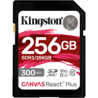 Карта пам'яті Kingston 256 GB SDXC Class 10 UHS-II U3 Canvas React Plus (SDR2/256GB)