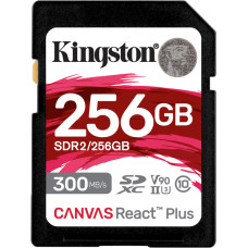 Карта пам'яті Kingston 256 GB SDXC Class 10 UHS-II U3 Canvas React Plus (SDR2/256GB)