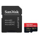 Карта пам'яті SanDisk microSD 512GB C10 UHS-I U3 R200/W140MB/s Extreme Pro V30 + SD (SDSQXCD-512G-GN6MA)
