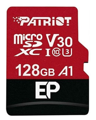 Карта пам'яті Patriot 128GB microSDXC class 10 UHS-I/U3 EP A1 (PEF128GEP31MCX)