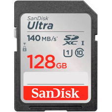 Карта пам'яті SanDisk SD 128GB C10 UHS-I R140MB/s Ultra (SDSDUNB-128G-GN6IN)