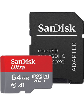 Карта пам'яті SanDisk 64GB microSD Class 10 A1 R-140 (SDSQUAB-064G-GN6IA)