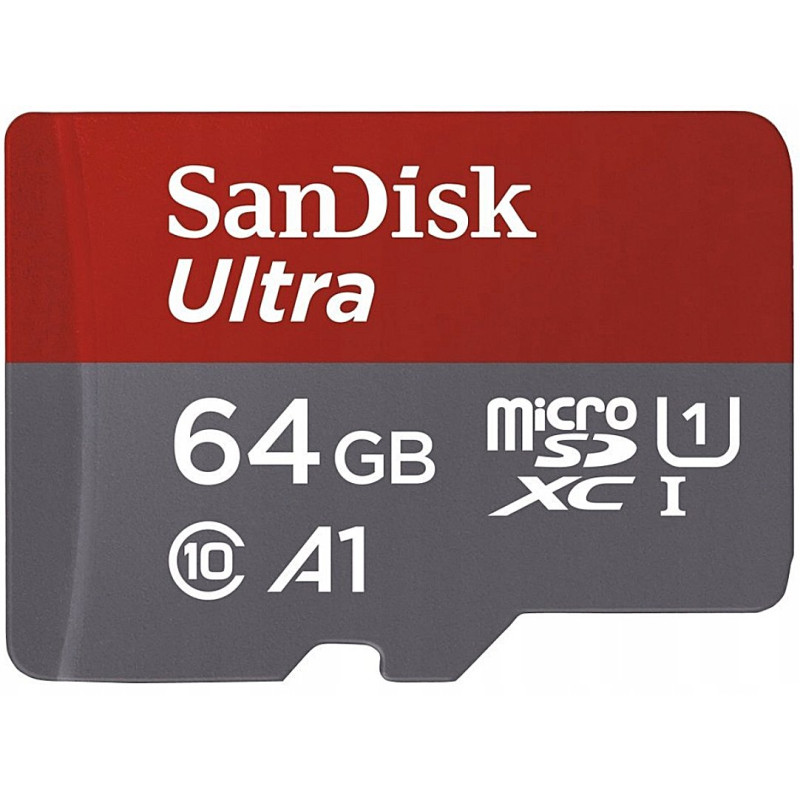 Карта пам'яті SanDisk 64GB microSD Class 10 A1 R-140 (SDSQUAB-064G-GN6IA)