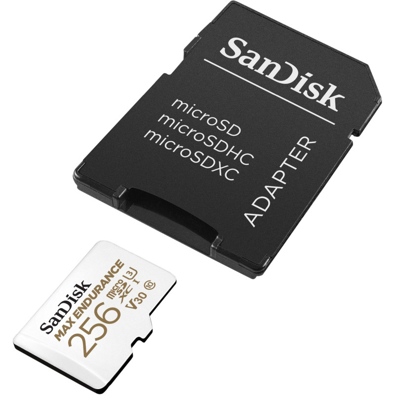 Карта пам'яті SanDisk 256GB microSD class 10 UHS-I U3 V30 High Endurance (SDSQQVR-256G-GN6IA)