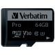 Карта пам'яті Verbatim 64GB microSDXC class 10 UHS-III PRO (47042)