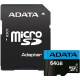 Карта пам'яті ADATA 64GB microSD class 10 UHS-I A1 Premier (AUSDX64GUICL10A1-RA1)