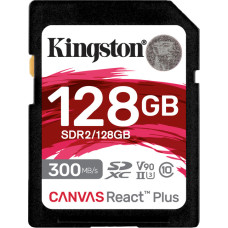 Карта пам'яті Kingston 128 GB SDXC Class 10 UHS-II U3 Canvas React Plus (SDR2/128GB)