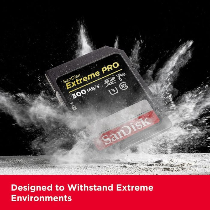 Карта пам'яті SanDisk SD 128GB C10 UHS-II U3 R300/W300MB/s Extreme Pro V90 (SDSDXDM-128G-GN4IN)