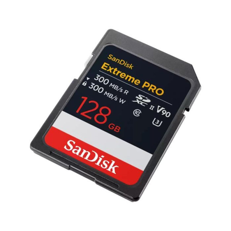 Карта пам'яті SanDisk SD 128GB C10 UHS-II U3 R300/W300MB/s Extreme Pro V90 (SDSDXDM-128G-GN4IN)