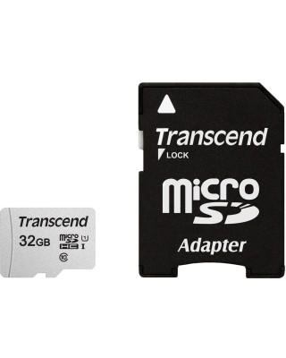 Карта пам'яті Transcend 32GB microSDHC class 10 UHS-I U1 (TS32GUSD300S-A)