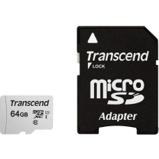 Карта пам'яті Transcend 64GB microSDXC class 10 UHS-I U1 (TS64GUSD300S-A)