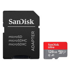Карта пам'яті SanDisk 128GB microSD class 10 UHS-I Ultra (SDSQUAB-128G-GN6MA)