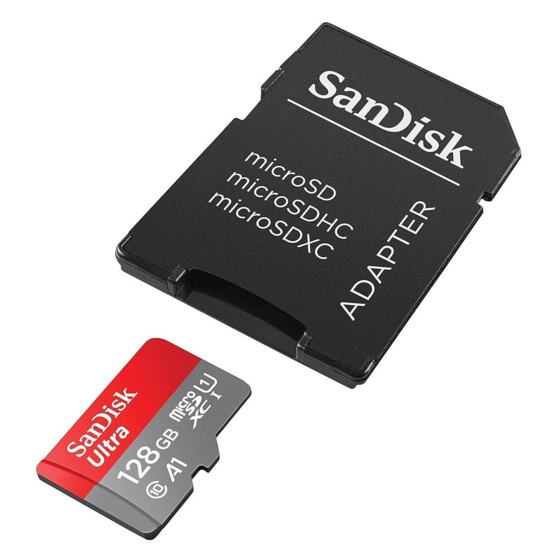 Карта пам'яті SanDisk 128GB microSD class 10 UHS-I Ultra (SDSQUAB-128G-GN6MA)