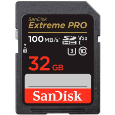 Карта пам'яті SanDisk 32GB SD class 10 UHS-I U3 V30 Extreme PRO (SDSDXXO-032G-GN4IN)