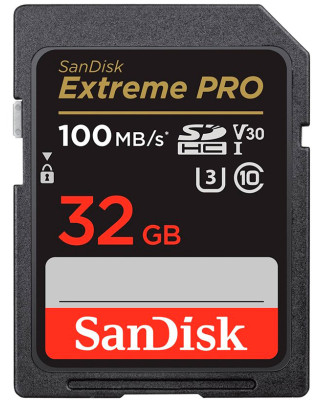 Карта пам'яті SanDisk 32GB SD class 10 UHS-I U3 V30 Extreme PRO (SDSDXXO-032G-GN4IN)