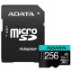Карта пам'яті ADATA 256GB microSD class 10 UHS-I U3 V30 A2 Premier Pro SD 6.0 (AUSDX256GUI3V30SA2-RA1)