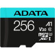 Карта пам'яті ADATA 256GB microSD class 10 UHS-I U3 V30 A2 Premier Pro SD 6.0 (AUSDX256GUI3V30SA2-RA1)