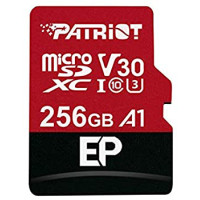 Карта пам'яті Patriot microSDXC EP Series 256GB Class 10 UHS-I (U3) V30 A1 + SD-адаптер (PEF256GEP31MCX)
