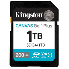 Карта пам'яті Kingston 1TB SDXC 10 UHS-I U3 V30 Canvas Go Plus G4 (SDG4/1TB)
